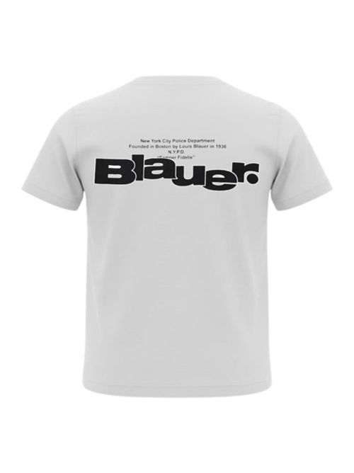 T-shirt girocollo maxi logo posteriore BLAUER | 26SBLKH02523/007558//127
